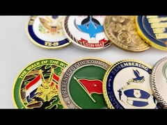 Monnaie de souvenir Monnaie de défi Monnaie de souvenir en alliage de zinc métallique souple dur émail